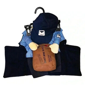 Thrills & Chills  Postman Costume –Mail Carrier Pet Halloween Outfit